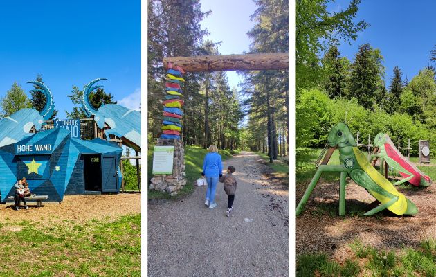 Wandern mit Kindern Hohe Wand Denni autside