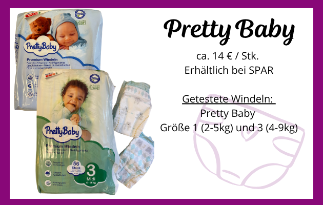 Babymamas Windeltest Pretty Baby