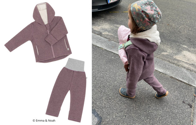 Produkttest Emma und Noah Wollwalk zweiteilig