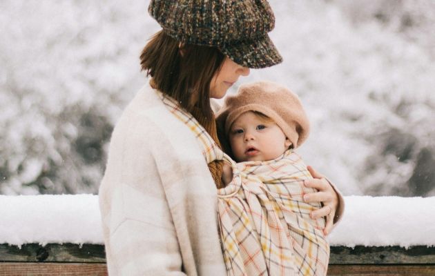 Tipps Tragen Winter Baby Familie