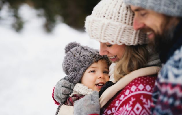 Tipps Tragen Winter Baby Familie Zwiebellook Tragecover